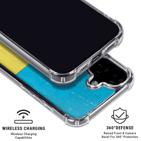Ukraine Flag Distressed iPhone 17 MagSafe Case